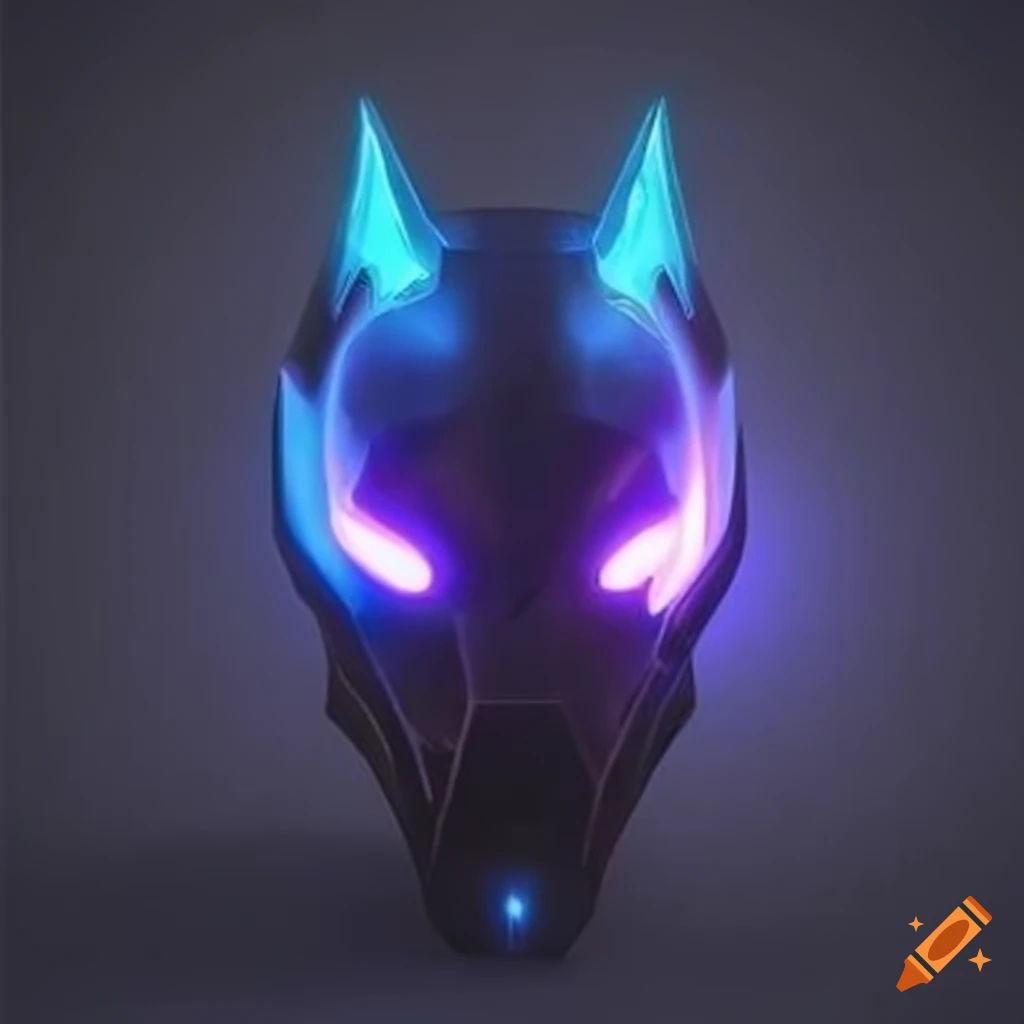 Wallpaper #PRzgQJMB8JfcLg2JIfcd224 Futuristic Helmet with Glowing Eyes on Craiyon