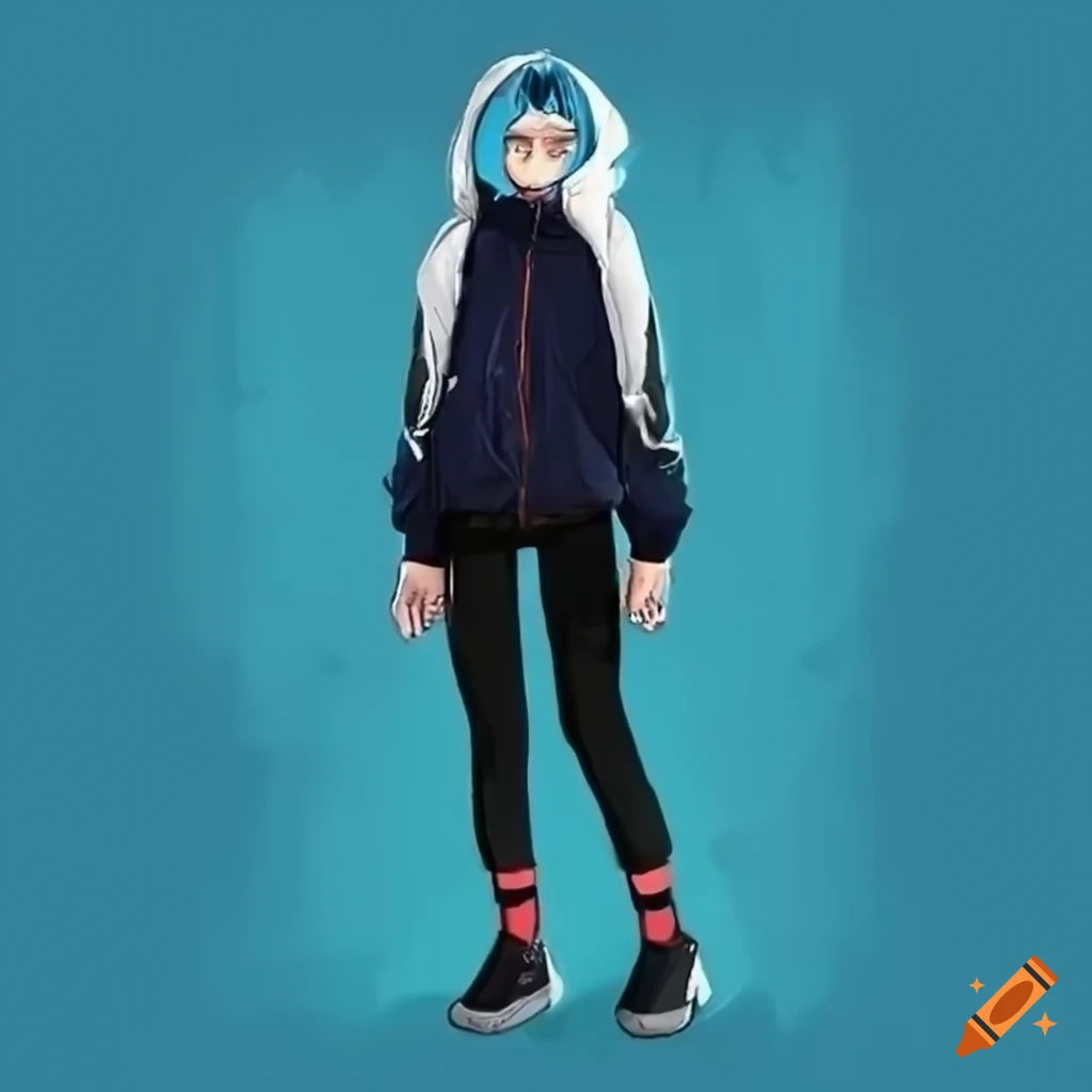 Wallpaper #w2gaH5MBSpphPi3-1yqM66 Cyberpunk Girl with Futuristic Hoodie and Cybernetic Arm on Craiyon