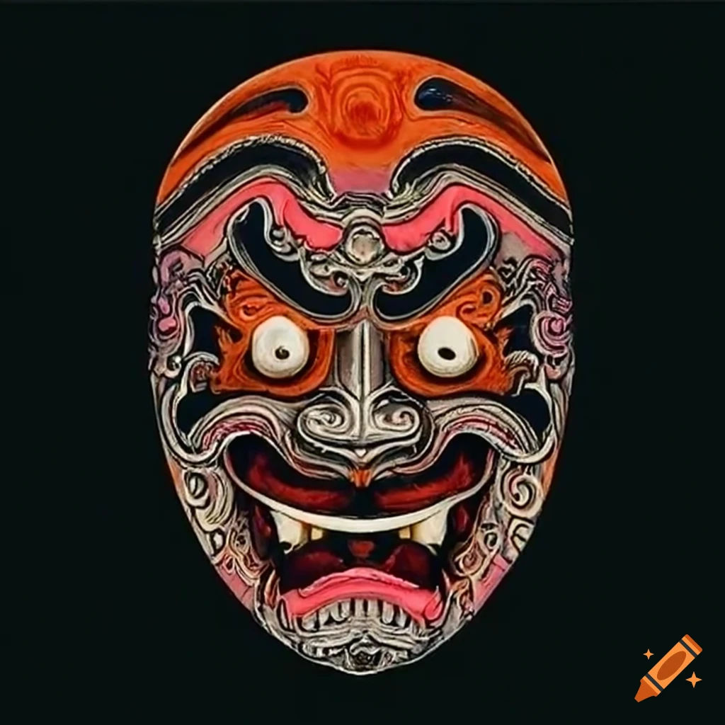Wallpaper #LW0KapcBycdYOYFTMnFY158 Japanese Warrior Mask on Craiyon