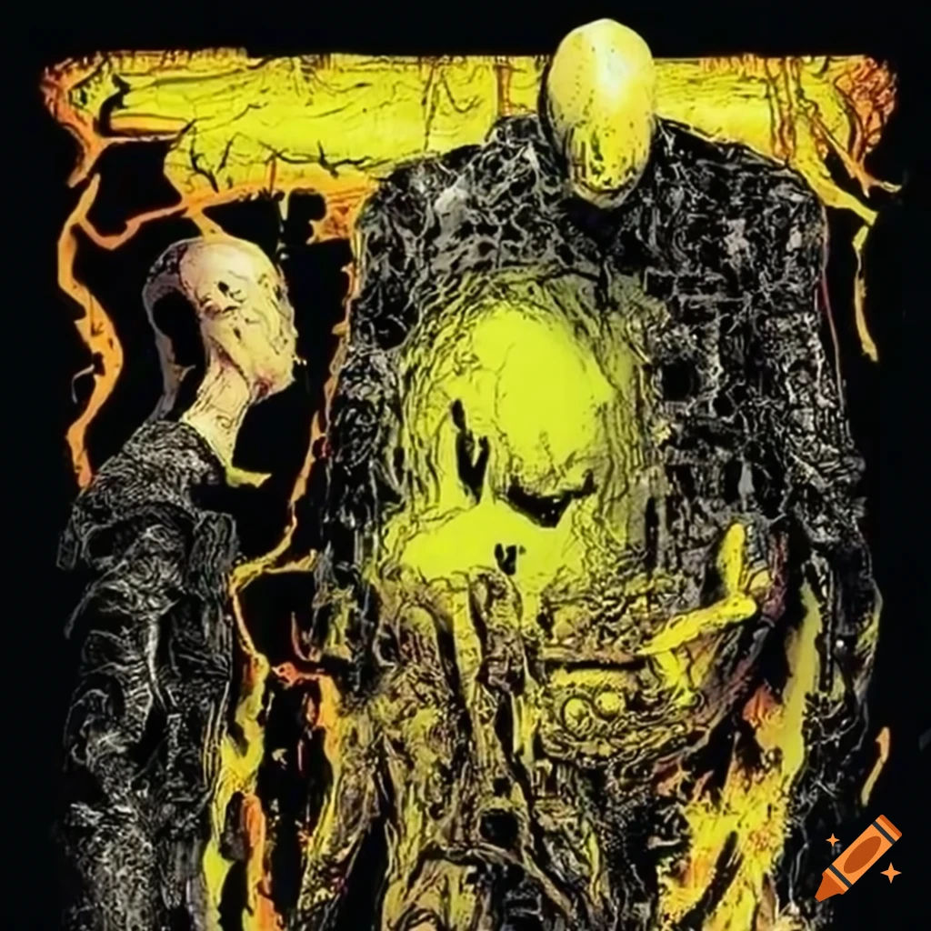 Wallpaper #WGh6GZMBSpphPi3-IxeB427 Cybernetic Hellscape Artwork by Nick Land and William Gibson