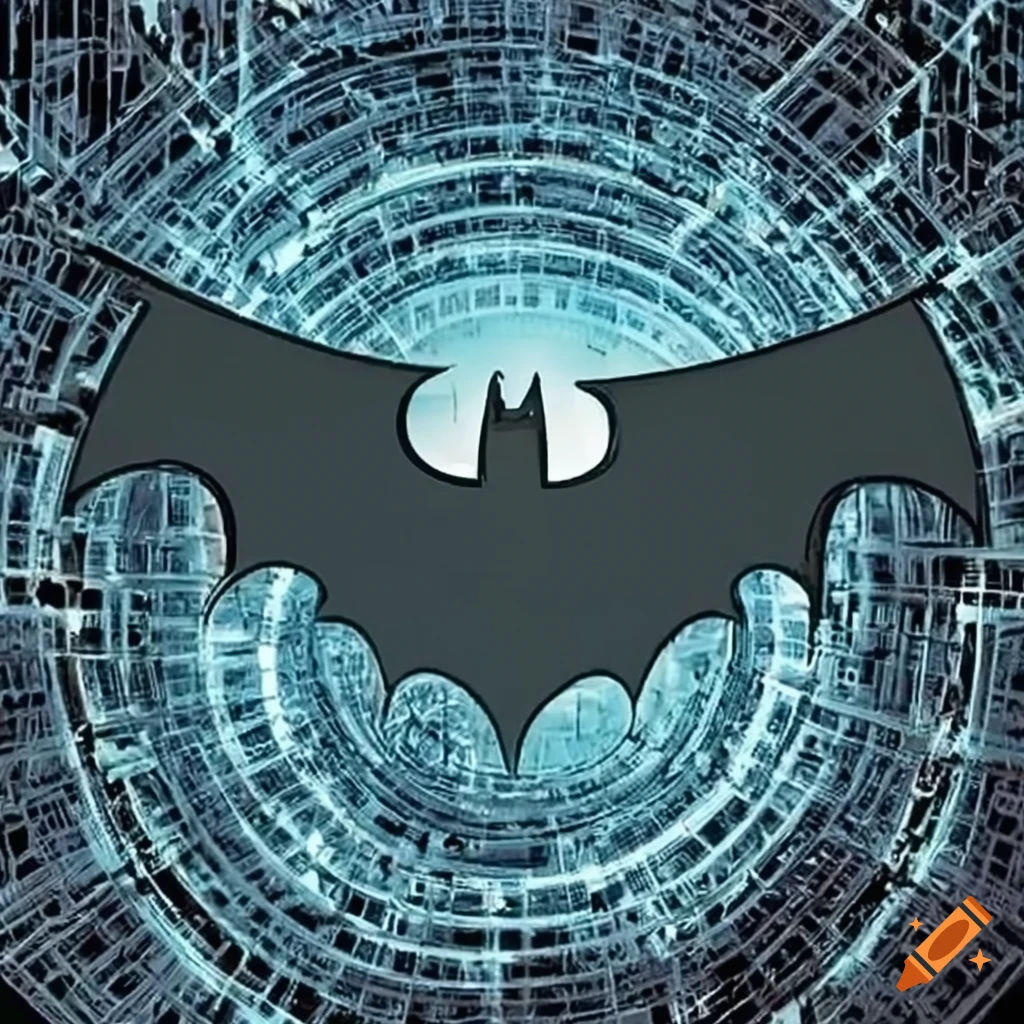 Wallpaper #_wPZZZMBpyOg8YnEa9km74 Batman Signal in the Night Sky on Craiyon
