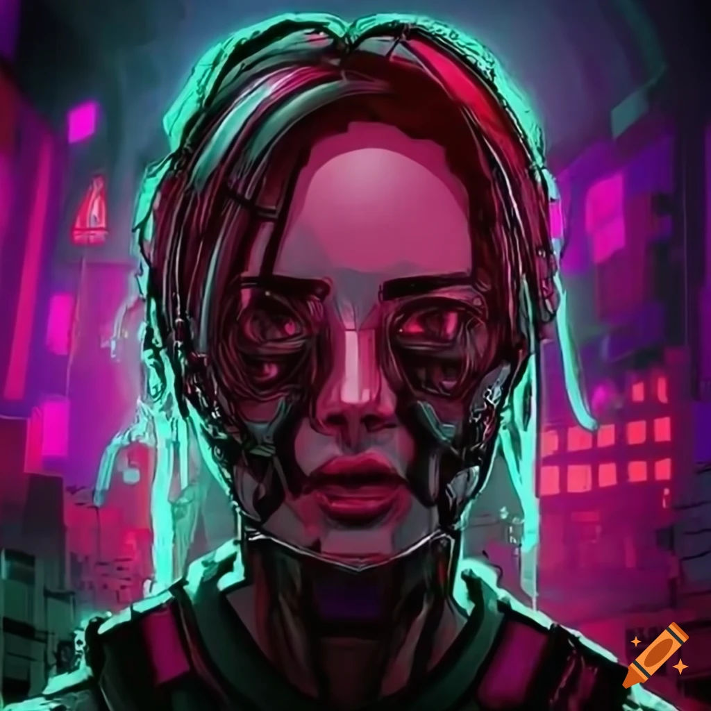 Wallpaper #TzGVNZMB5zzyi_yYJ1cv255 Cyberpunk Concept Art on Craiyon