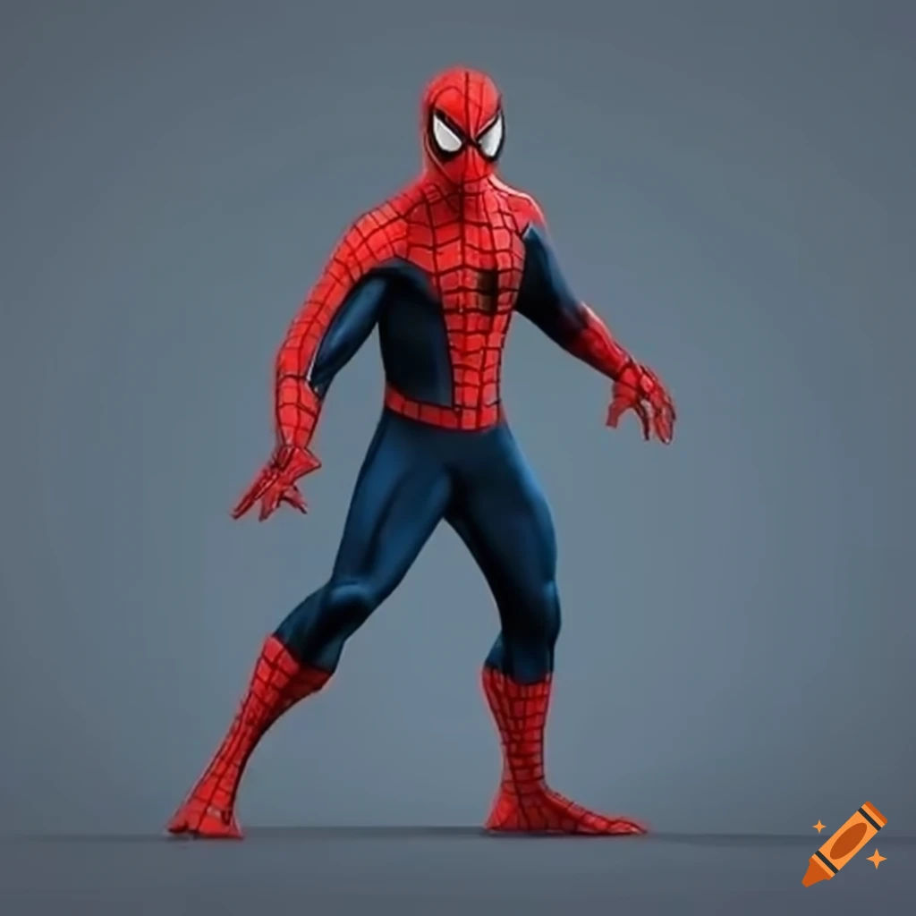 Wallpaper #4WgoI5MBSpphPi3-VjR-13 Spiderman Standing Upright on Craiyon