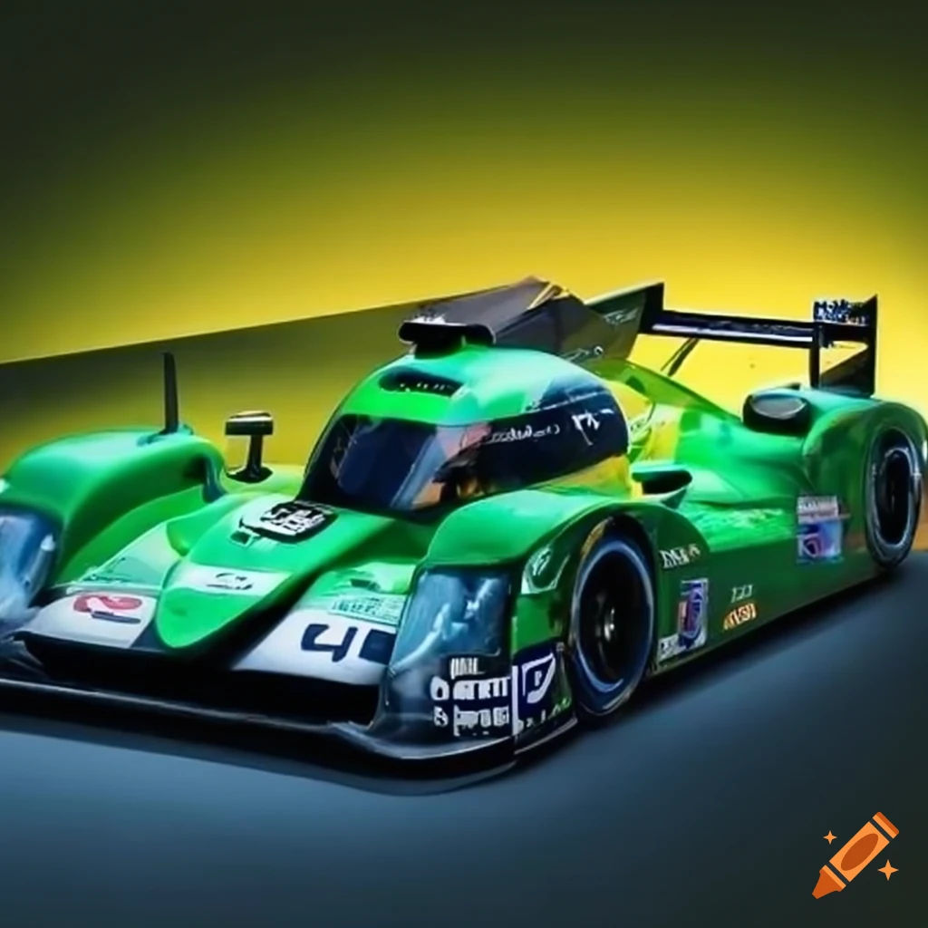 Wallpaper #5e8LTJMBMN-XEVvVYDwp209 Green and Yellow Lmp1 Race Car on Craiyon