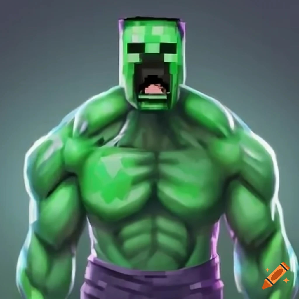Wallpaper #SWe28JIBSpphPi3-aGii71 Creeper Hulk a Hybrid of Hulk and Creeper in a Unique Crossover on