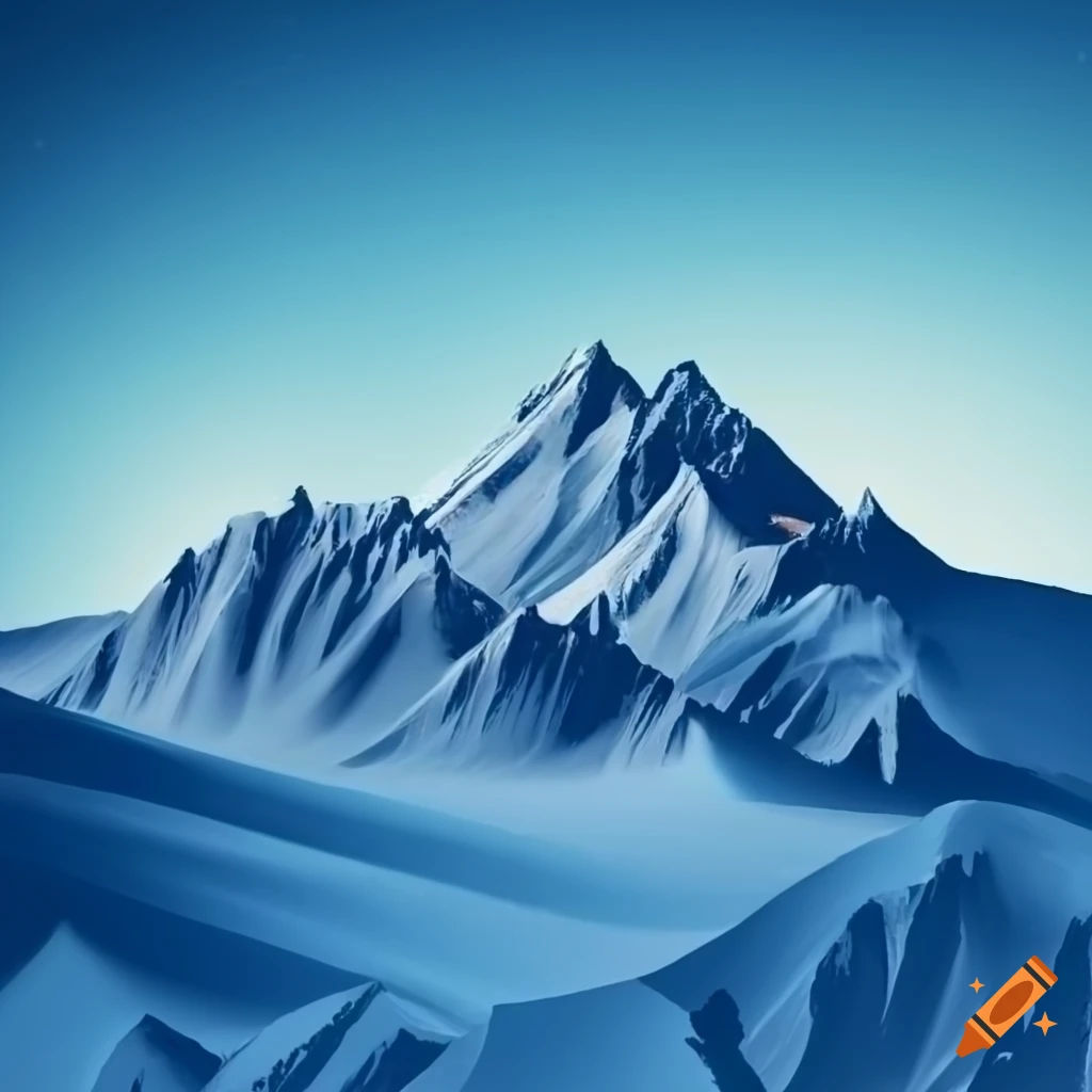 Wallpaper #_F7fMpMBborbLbczHl-2277 Blue Alpine Mountain Landscape