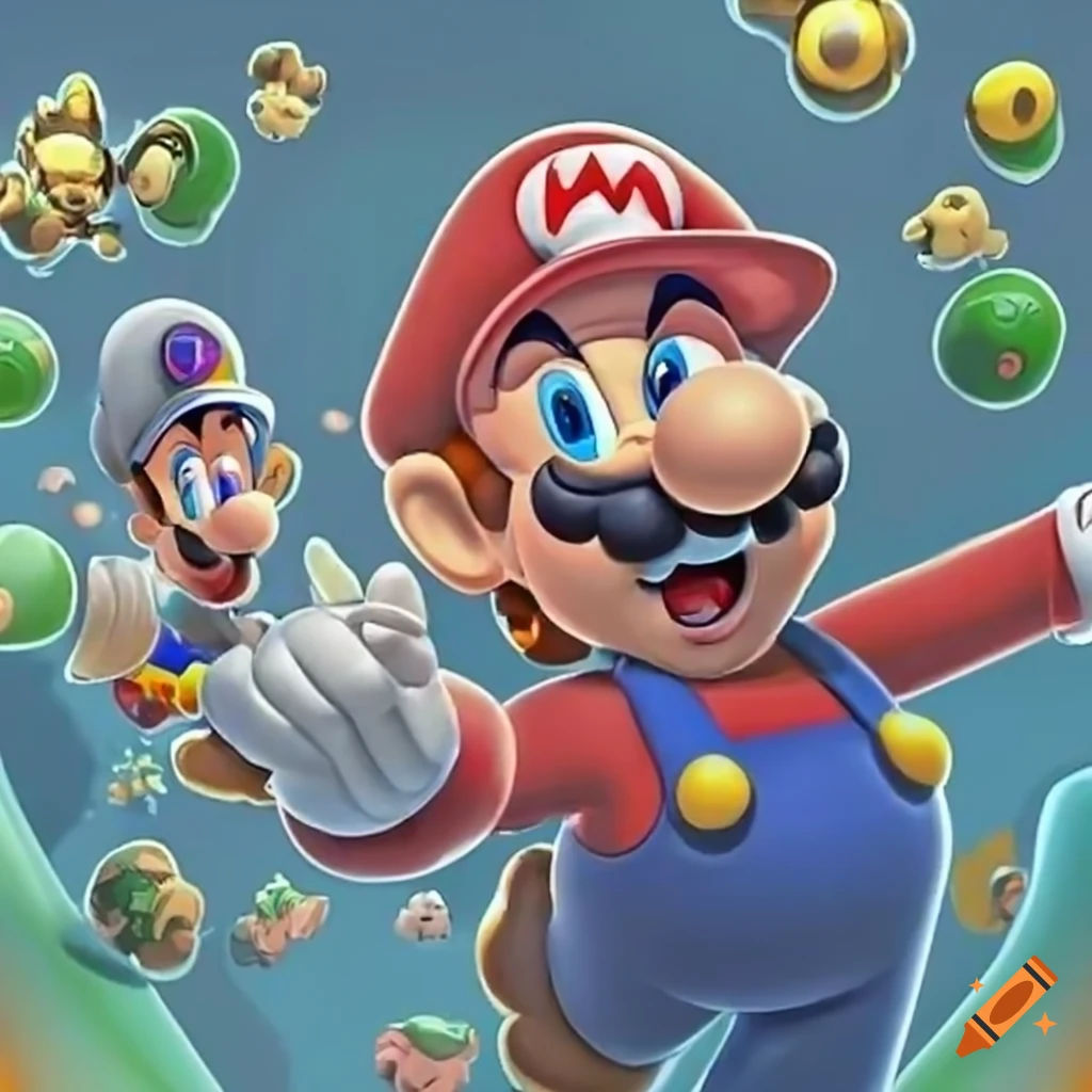 Wallpaper #Kx3VLZMBlOZrFDOkdNK0286 Mario and Luigi on an Epic Quest on Craiyon