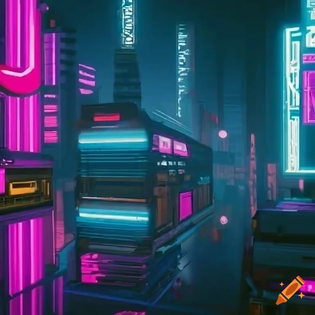 Wallpaper #ChqDT5MB1yWOL4qgHH_x96 Cyberpunk Style Background for Tiktok on Craiyon