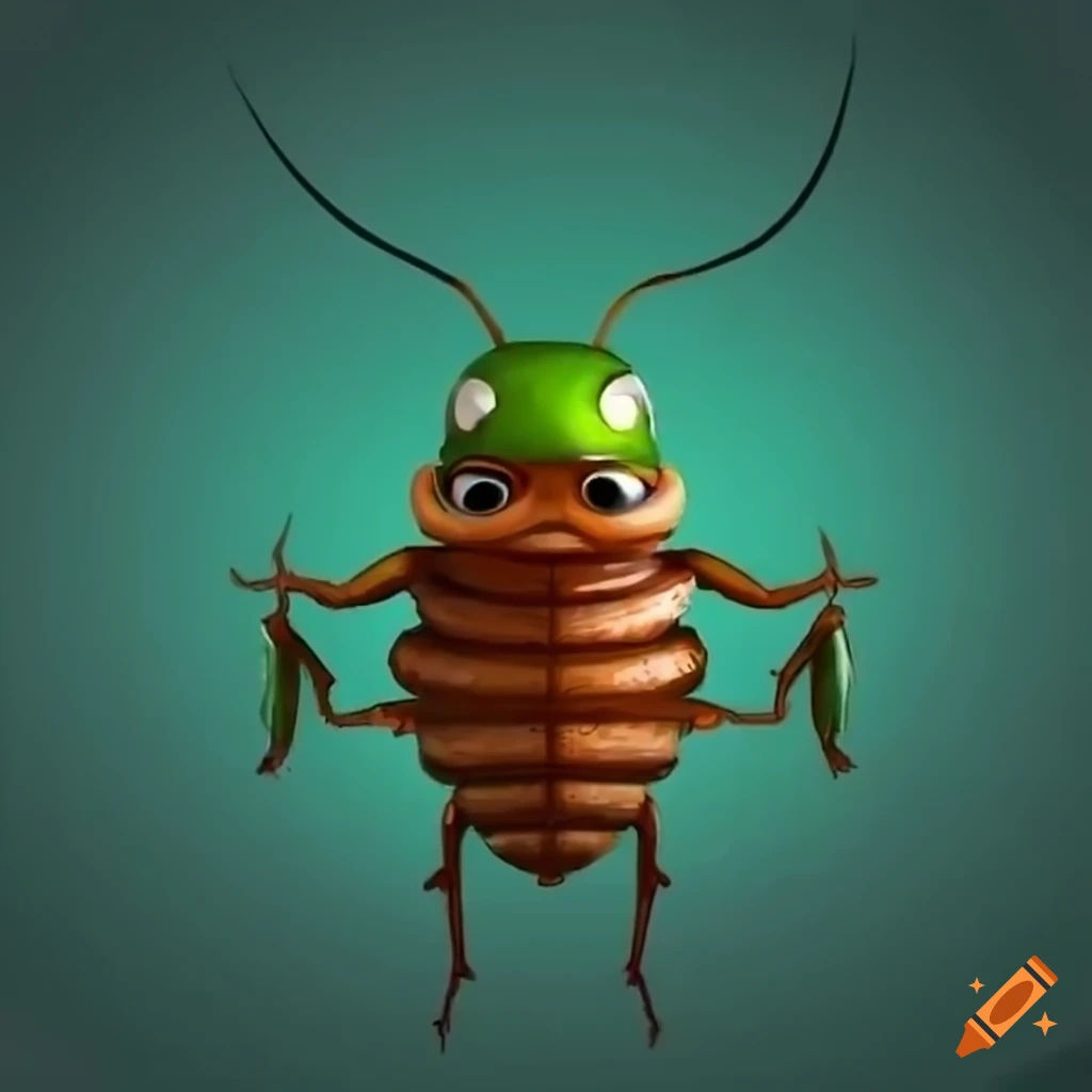 Wallpaper #SWdXCpMBSpphPi3-q9Qk93 Animation of a Military Cockroach in Battle on Craiyon