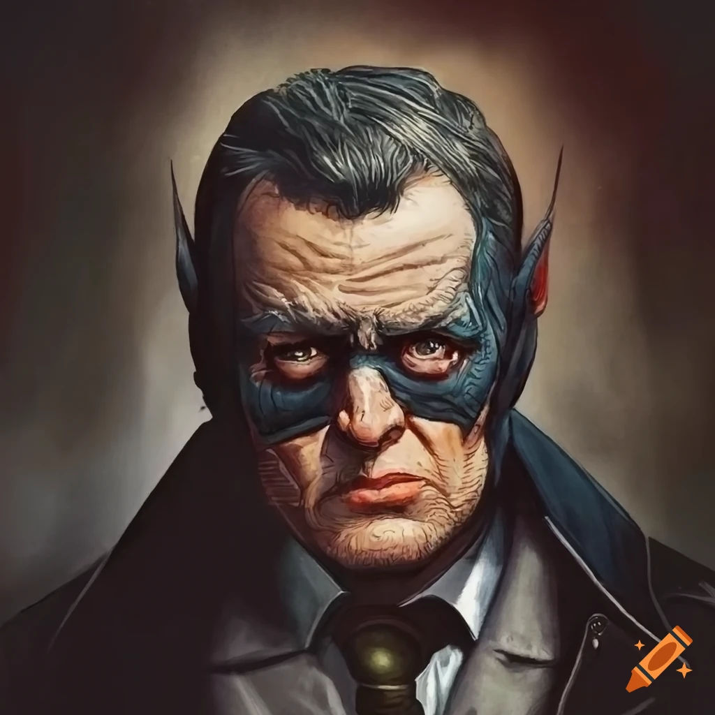 Wallpaper #EEDoMJMBJhL2WPbaNcSO237 Painting of a Modern Jacket Batman Villain