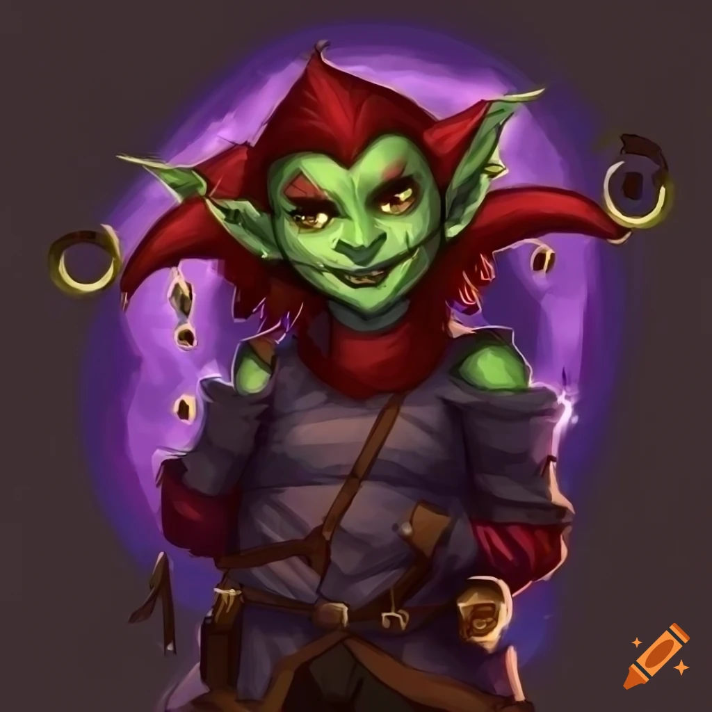 Wallpaper #GkAxMJMBJhL2WPbaVMA6427 Image of a Young Goblin Jester on Craiyon