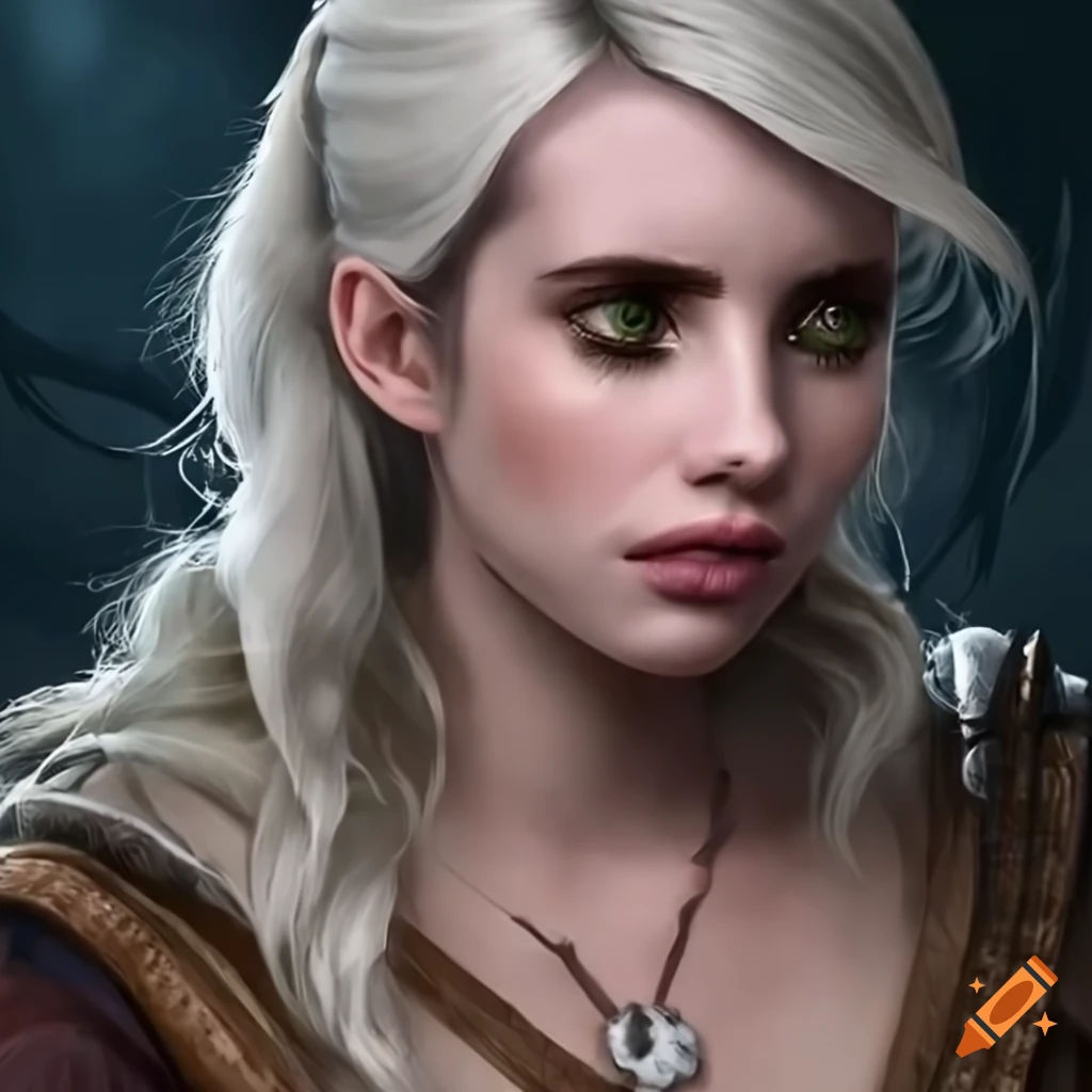 Wallpaper #efFtQ5MBLX2DcmSNLoVg193 Emma Roberts as Ciri from the Witcher