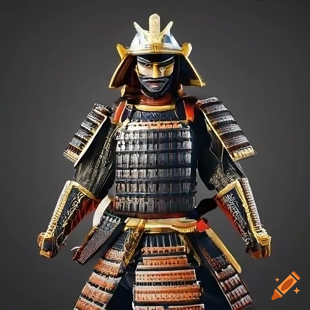 Wallpaper #gkA2MZMBJhL2WPbaCsWi176 Samurai Warrior in Traditional Armor on Craiyon