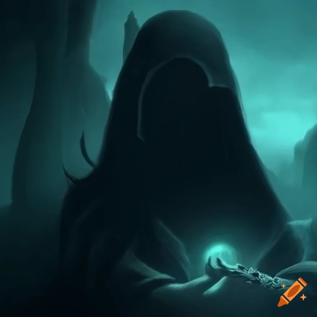Wallpaper #uwMnZJMBpyOg8YnEDtaL450 Dreamy Image of Cthulhu in Shadowy Lighting