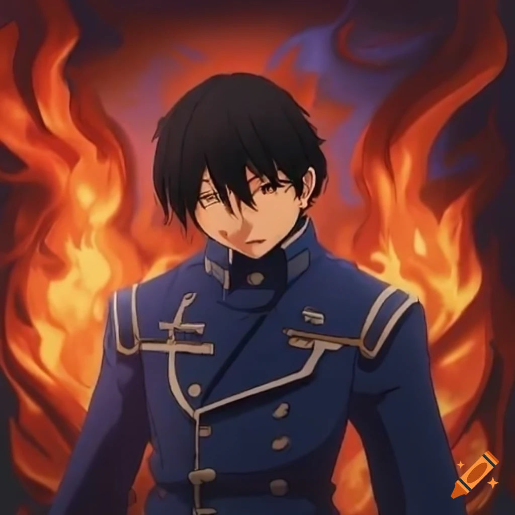 Wallpaper #f6bbb Full Metal Alchemist Roy Mustang Flame Alchemy Decal Etsy