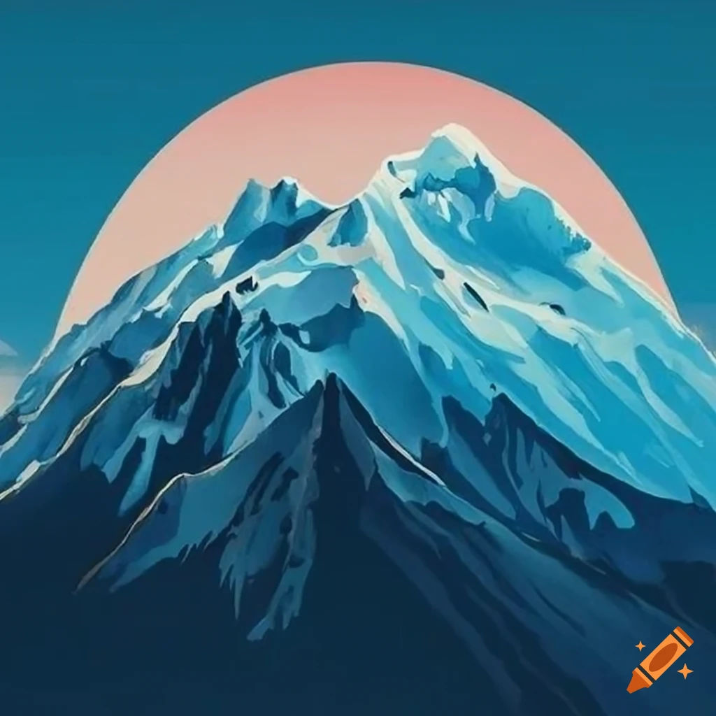 Wallpaper #8-_uTJMBMN-XEVvVaD7X225 Watercolor Painting of Mountains on Craiyon