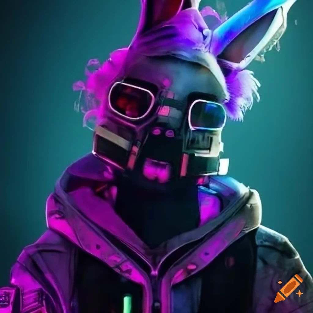 Wallpaper #qa3MMZMBKf019FdaUxGB178 Cyberpunk Rabbit Artwork on Craiyon