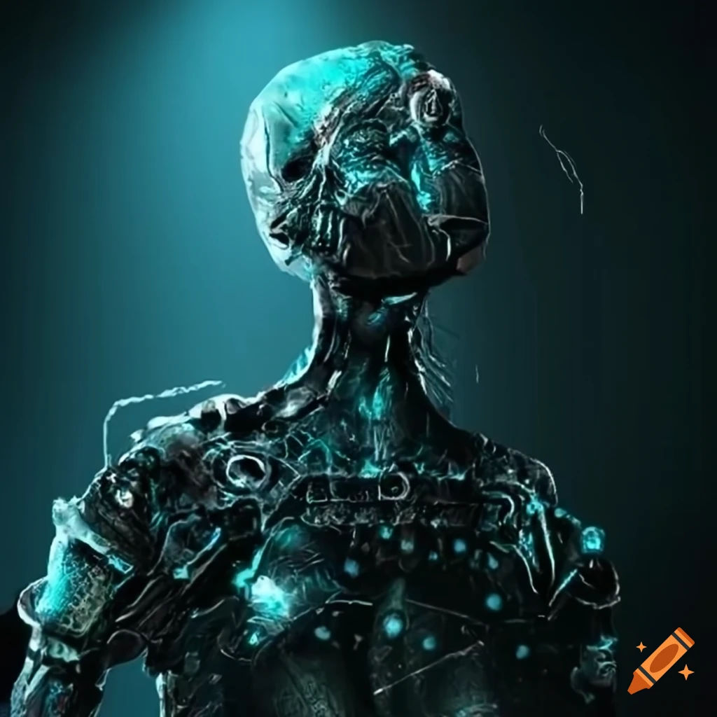 Wallpaper #2f-aZ5MB3lSXT3zUluJX79 Image of a Cybernetic Entity on Craiyon