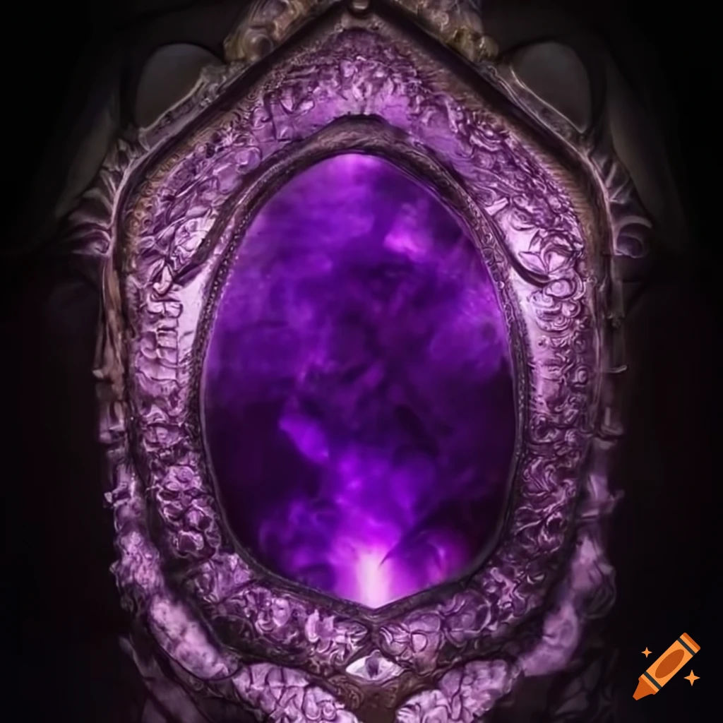 Wallpaper #e2cOBpMBSpphPi3-b78W374 Realistic Amethyst Shield Design on Craiyon