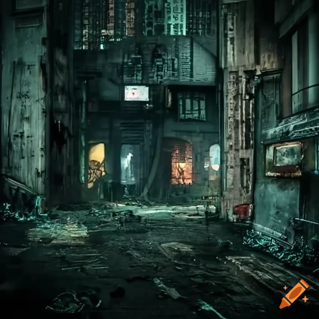 Wallpaper #uWhoHJMBSpphPi3-SyK835 Post Apocalyptic Cyber World with Ads Screens