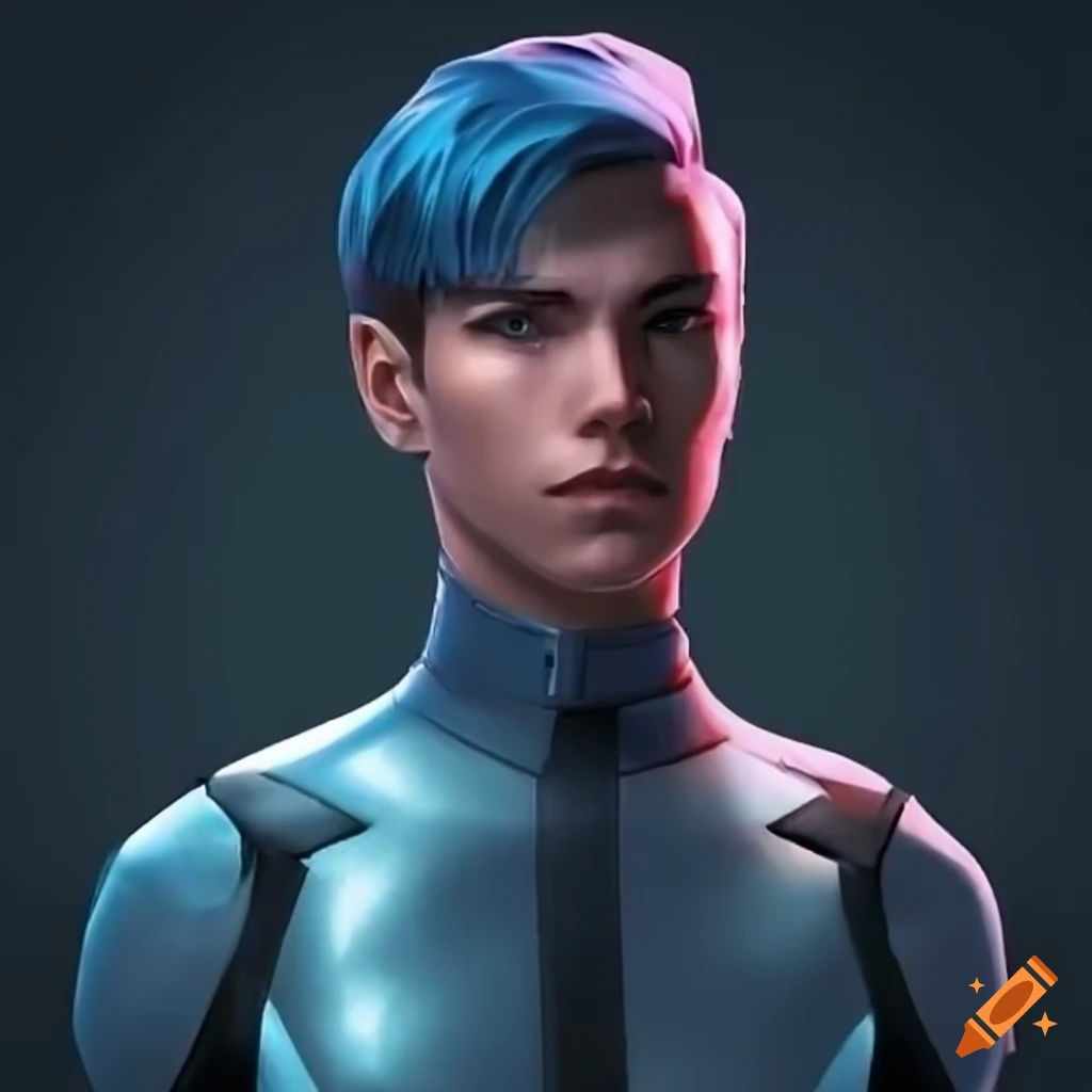 Wallpaper #aGjMFZMBSpphPi3-GAlH475 Illustration of a Male Space Ranger in a Sci Fi Suit on Craiyon