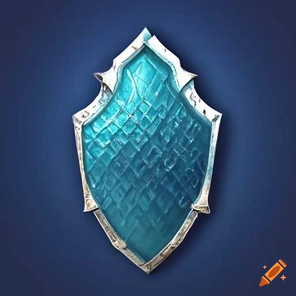 Wallpaper #e2cOBpMBSpphPi3-b78W316 Blue Dragon Scale Shield on Craiyon