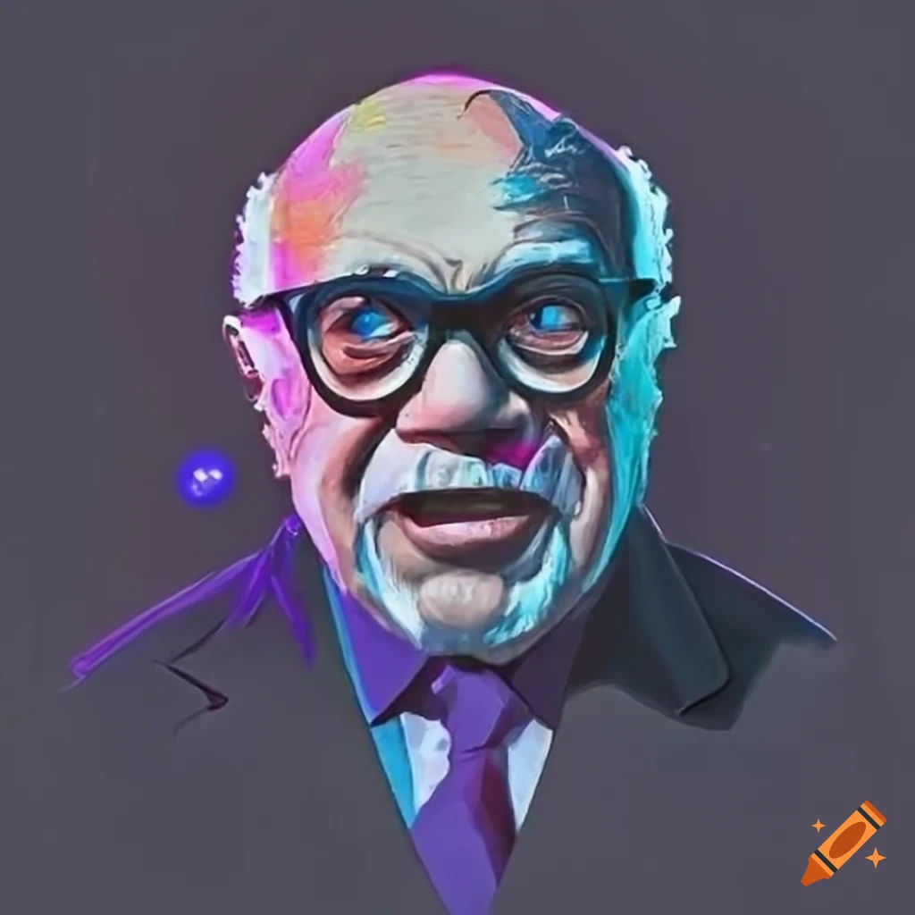 Wallpaper #k20raZcBycdYOYFT3nCL190 Futuristic Cyberpunk Depiction of Milton Friedman