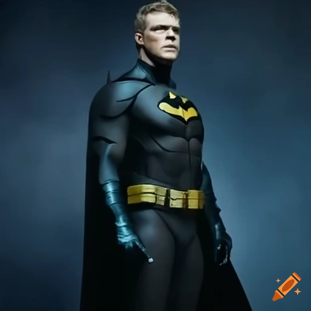 Wallpaper #gWj1E5MBSpphPi3-QwKs70 Alan Ritchson as Batman with Bat Signal in the Night Sky on Craiyon