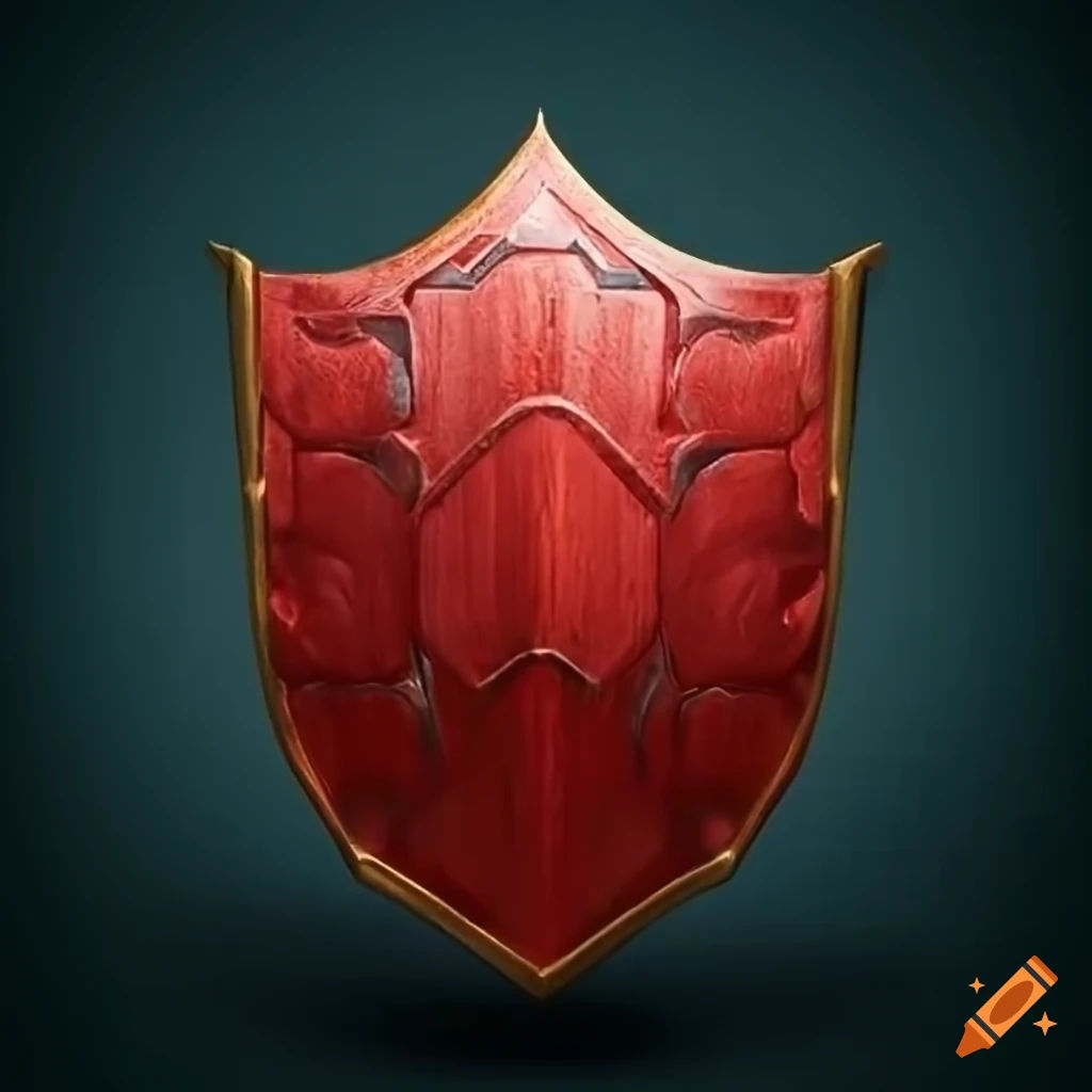 Wallpaper #e2cOBpMBSpphPi3-b78W360 Red Dragon Shield Artifact on Craiyon