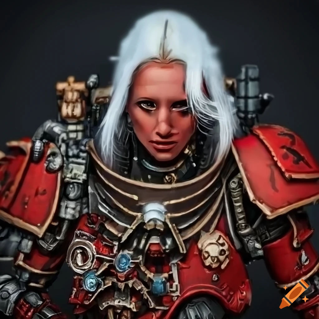 Wallpaper #WGh6GZMBSpphPi3-IxeB394 Androgynous Adeptus Mechanicus Skitarii Operative with Cybernetic