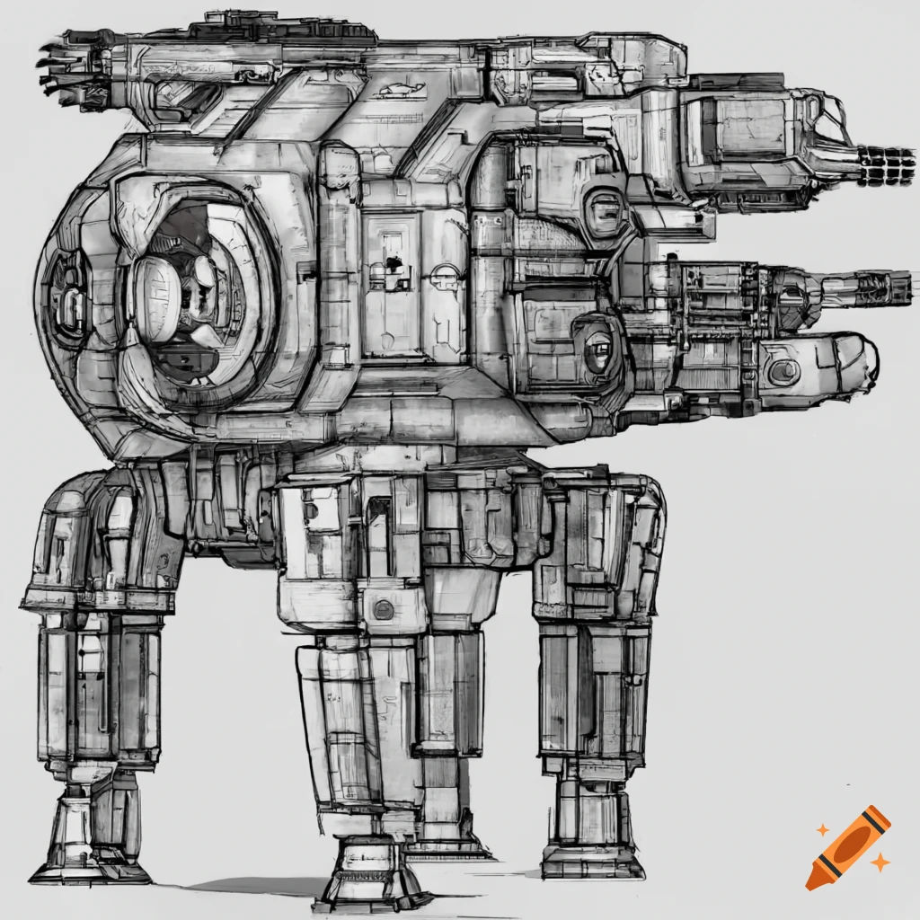 Wallpaper #H2huGZMBSpphPi3-FBdI182 Sci Fi Turret Blueprints on Craiyon