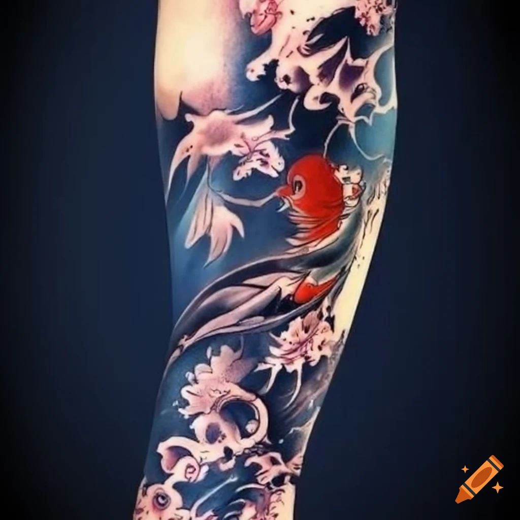 Wallpaper #5e6bc Black Yellow Koi Fish Fish Koi Tattoo Png and Vector with 5016 the