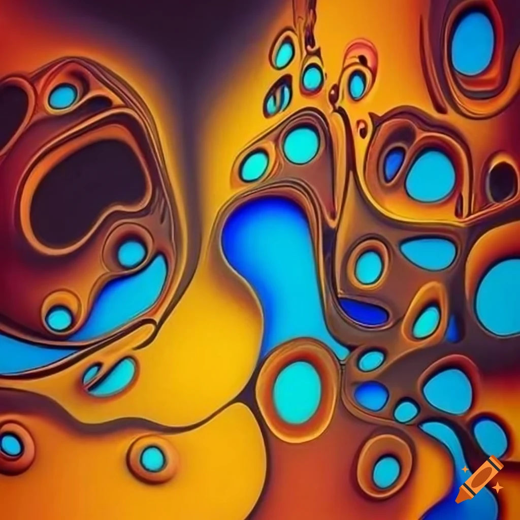 Wallpaper #gGfoDJMBSpphPi3-KuHk144 Abstract Surrealism Artwork with Colorful Shapes on Craiyon