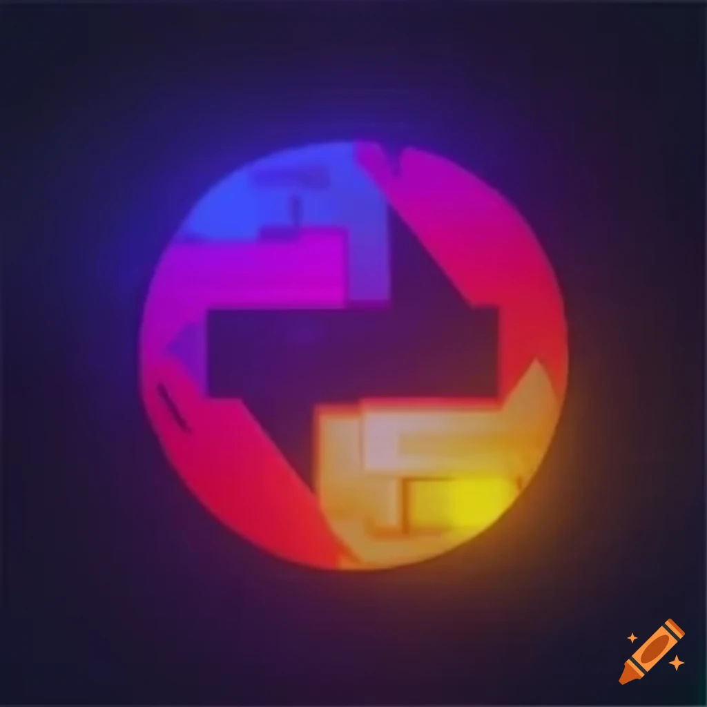 Wallpaper #jhdRPpMBPLD5_VENod_U232 Cyberpunk Emblem for a Dystopian Mega Corporation