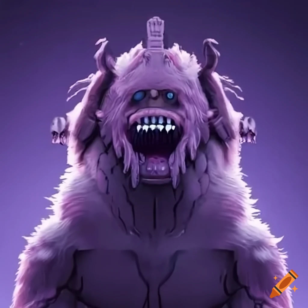 Wallpaper #tAOwZZMBpyOg8YnEvdkF403 Cyborg Yeti Playing Keyboards on Craiyon
