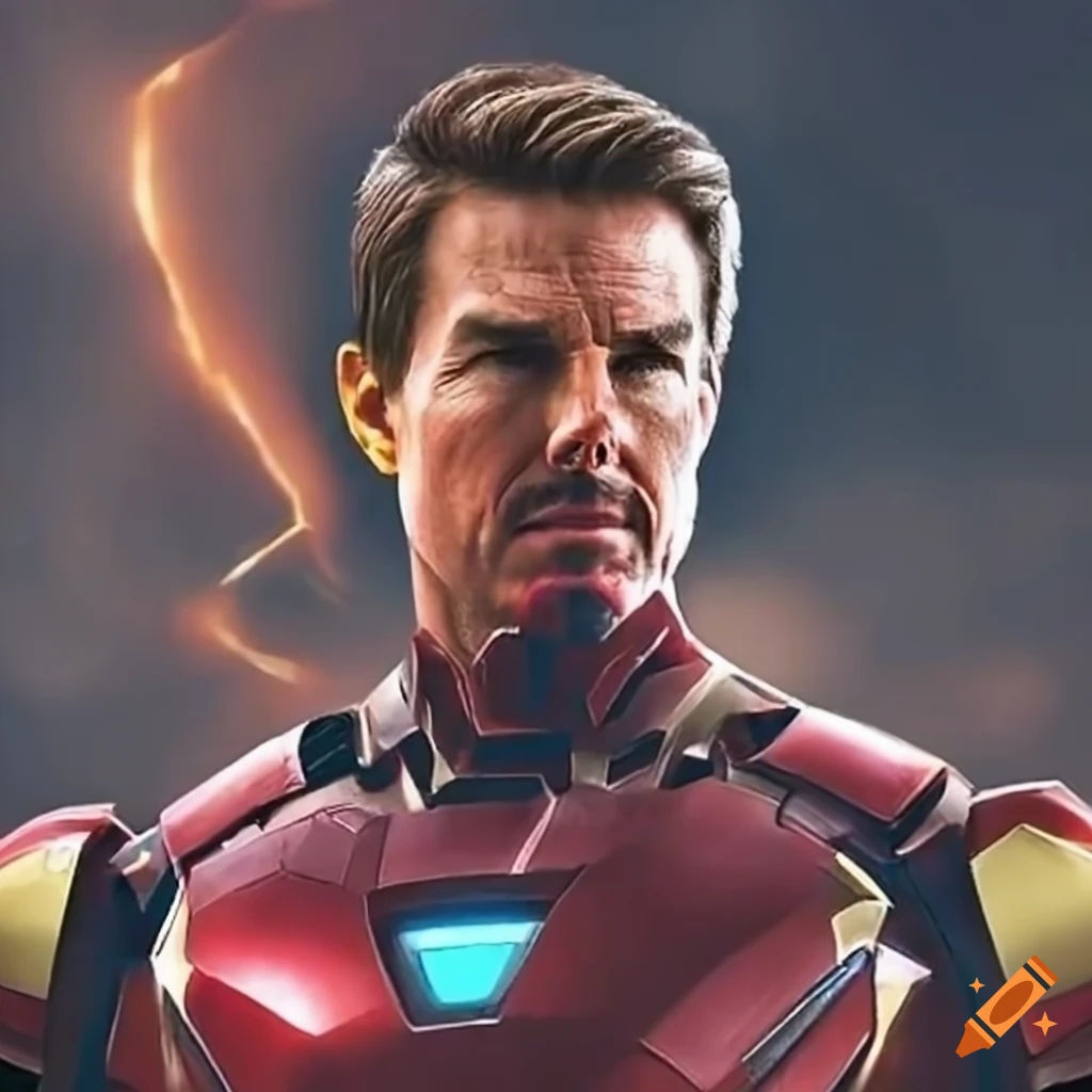 Wallpaper #XFhkNJMBzN9vxX34wjzO370 Tom Cruise as Iron Man on Craiyon