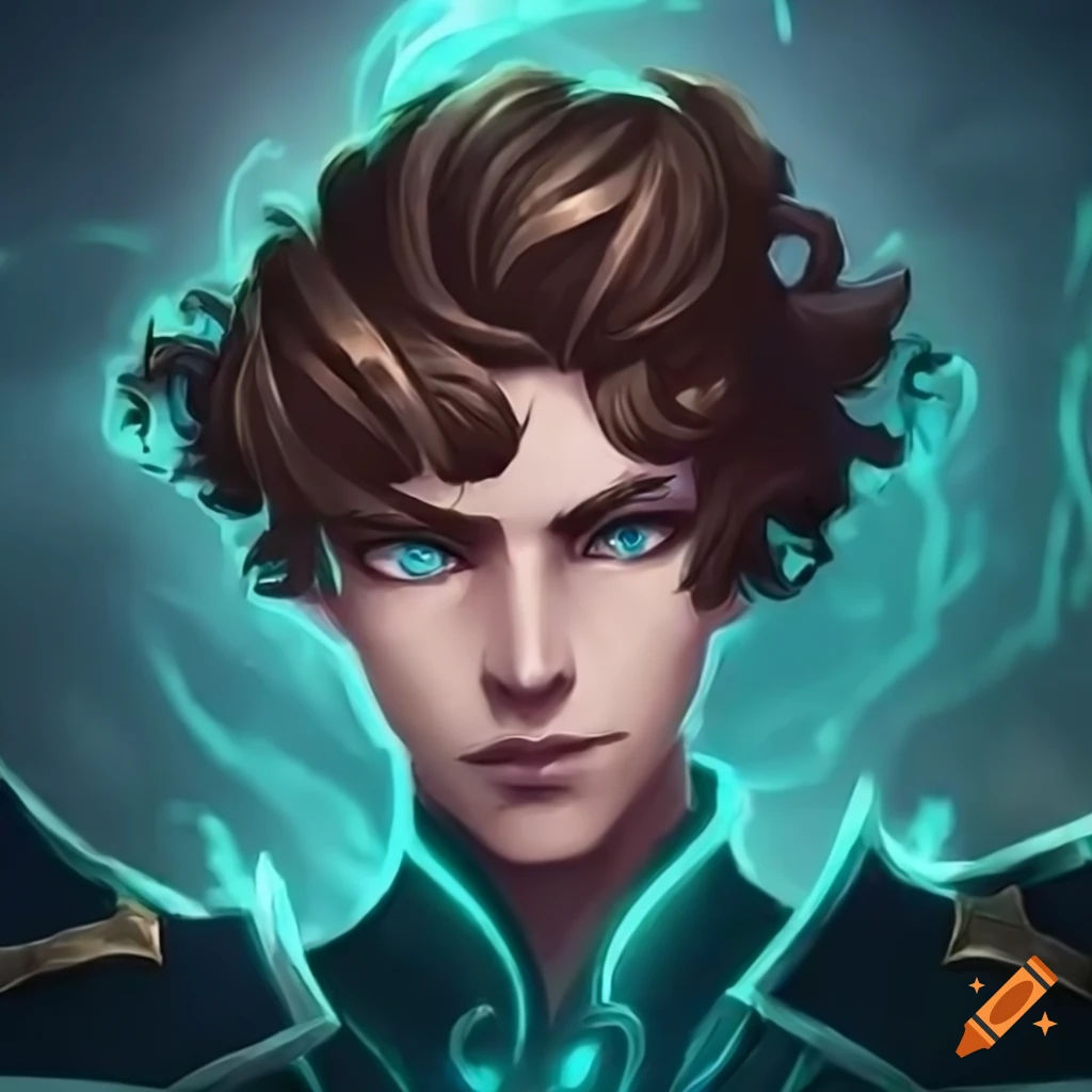 Wallpaper #T2eYC5MBSpphPi3-O9rj389 Mage Casting a Powerful Spell with Teal Aura on Craiyon