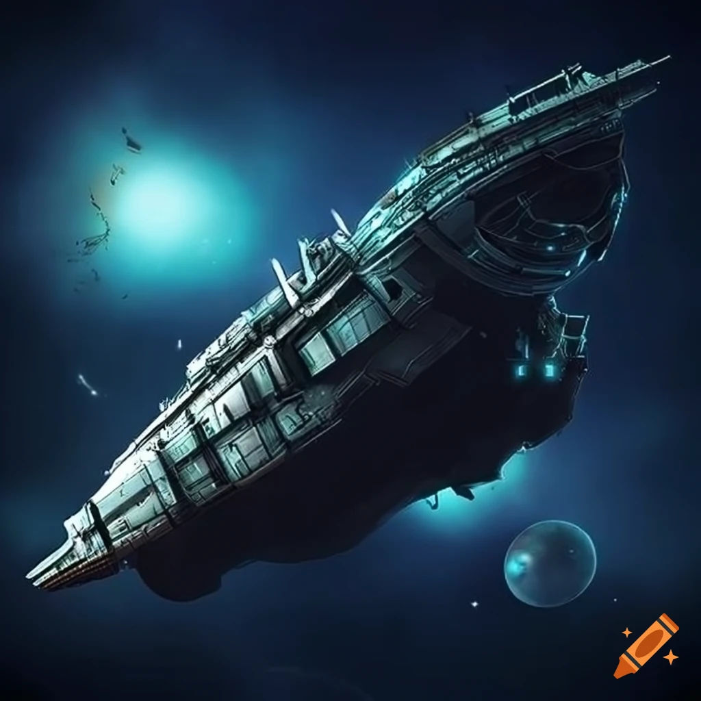 Wallpaper #f0KzPJMBOBpx0NhmG8Ga94 Sci Fi Spaceship in Outer Space