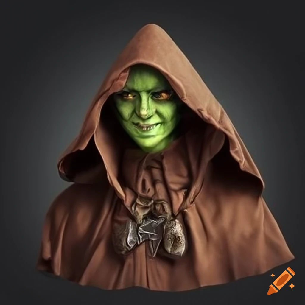 Wallpaper #GkAxMJMBJhL2WPbaVMA6377 Goblin Sorcerer Wearing a Hood with Trinkets on Craiyon