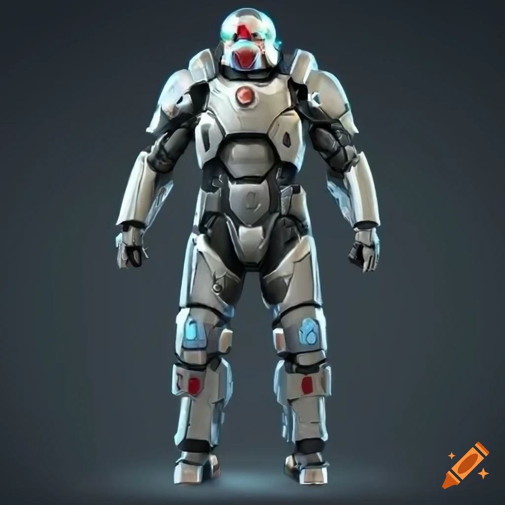 Wallpaper #kmhsFpMBSpphPi3-GgsC236 Sci Fi Power Armor Medic Character on Craiyon