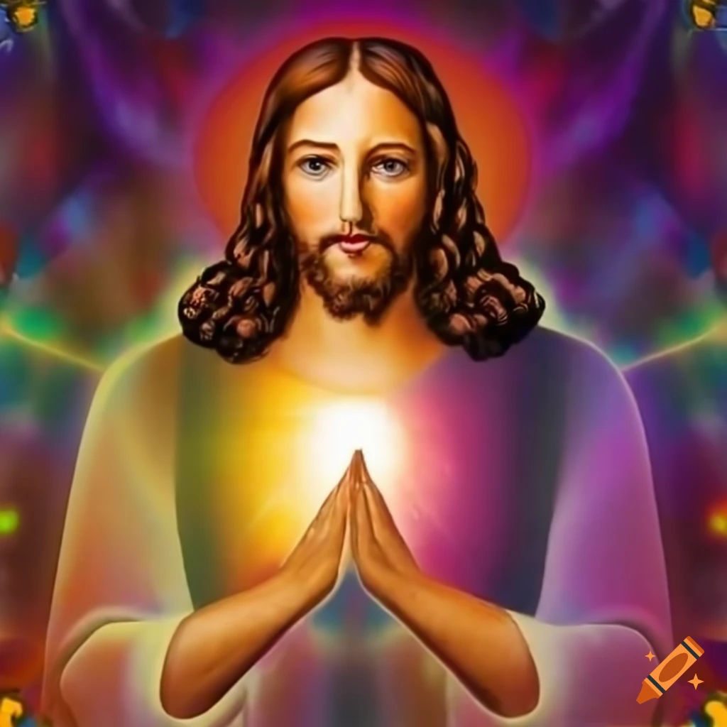 Wallpaper #T2eYC5MBSpphPi3-O9rj353 Image of a Healing Aura Around Jesus on Craiyon