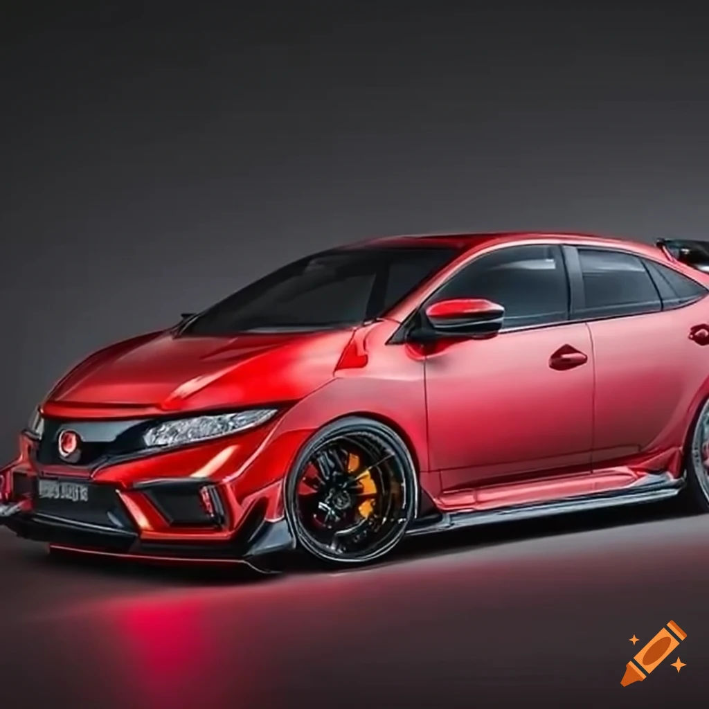 Wallpaper #eqXVNpMBVBiSkHCacIqq103 Honda Civic Type R on Craiyon