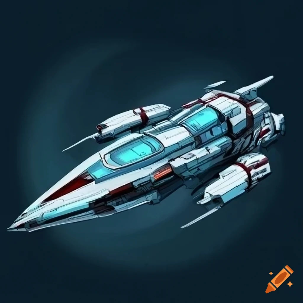 Wallpaper #95lDP5MBUcASHT6nWssT225 Sci Fi Anime Space Ship Design on Craiyon
