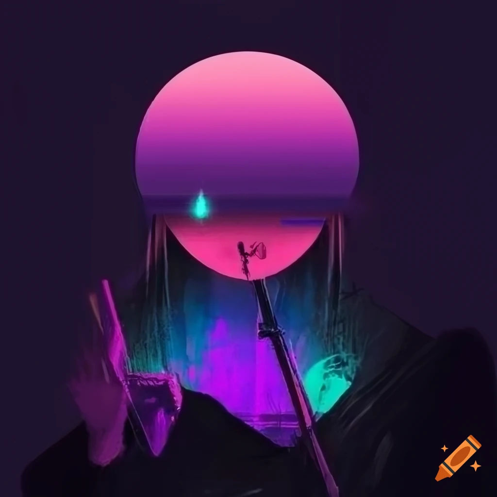 Wallpaper #X2jiHJMBSpphPi3-zCRp326 Cover Art for the Midnight Error Album on Craiyon