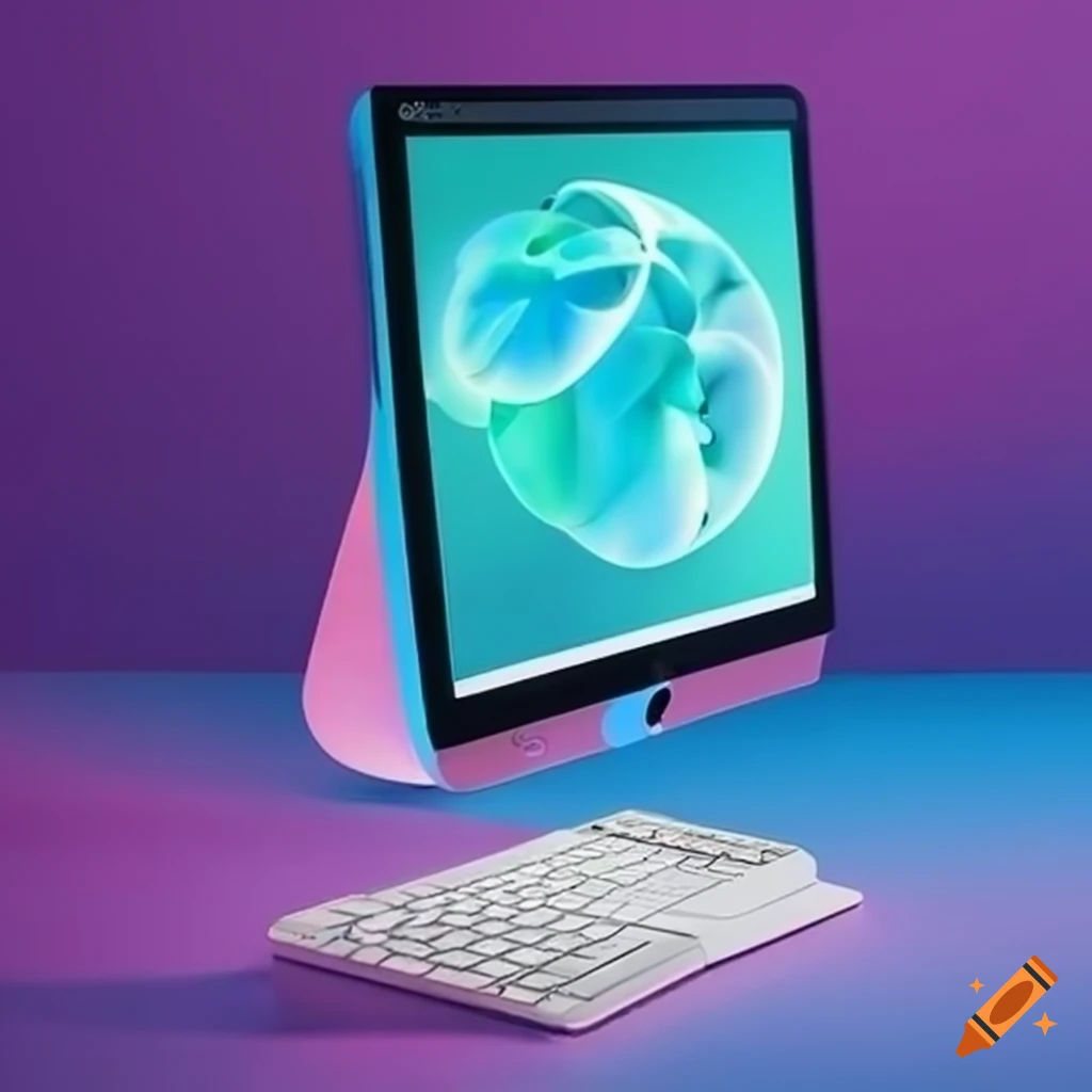 Wallpaper #UT-SPJMBLiIJ4c9OCZJ0356 iMac with Logo Saptha Likes Tech on Craiyon