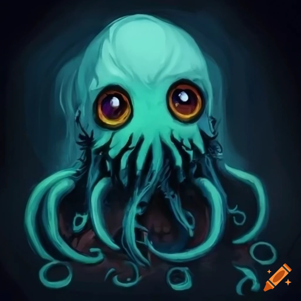 Wallpaper #uwMnZJMBpyOg8YnEDtaL319 Artwork of a Character Inspired by Cthulhu