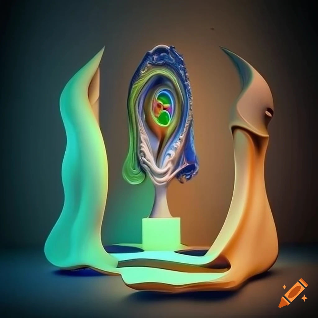 Wallpaper #Ph0GKpMBlOZrFDOkycPy178 Intricately Detailed 3D Abstract Sculpture