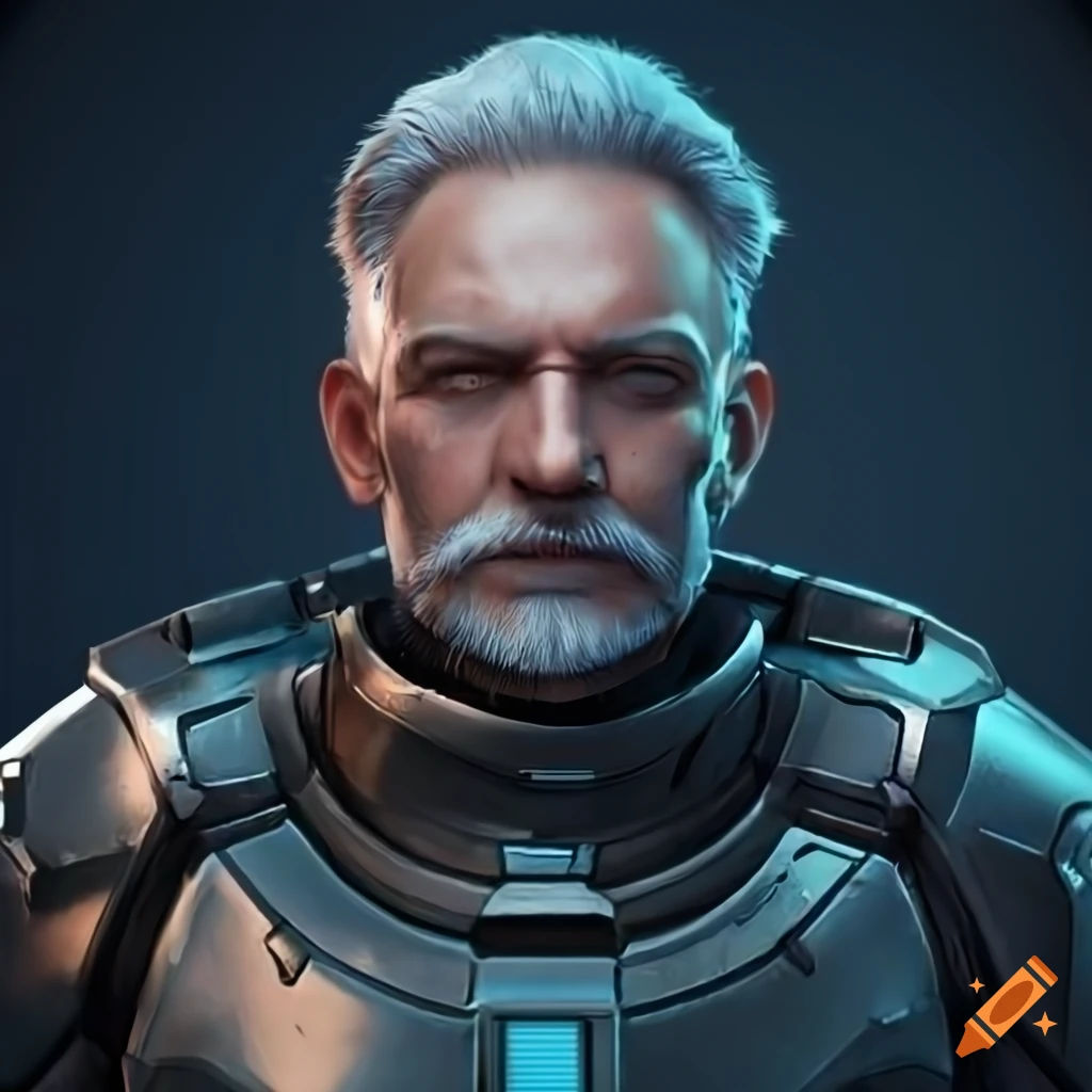Wallpaper #95lDP5MBUcASHT6nWssT92 Detailed Portrait of a Space Adventurer in Combat Sci Fi Armor on Craiyon