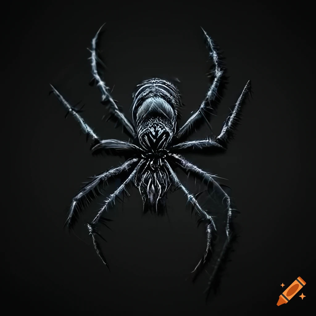 Wallpaper #nWcC_5IBSpphPi3-bKEo267 Dark and Symmetrical Spider Logo on Craiyon