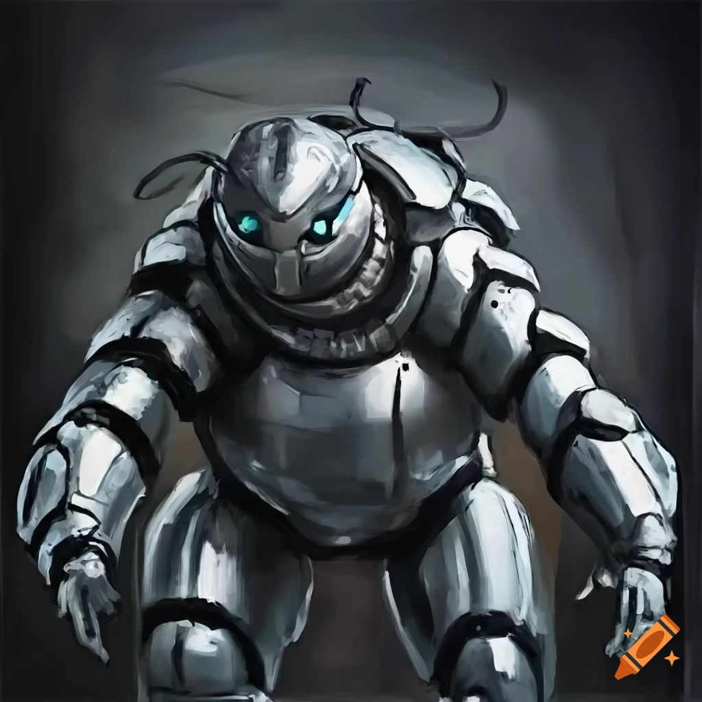Wallpaper #KO9sS5MBMN-XEVvVwjtk15 Cyberpunk Snapping Turtle Wearing Futuristic Armor on Craiyon